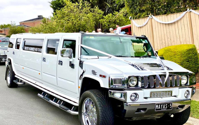 White Ford FG Limo